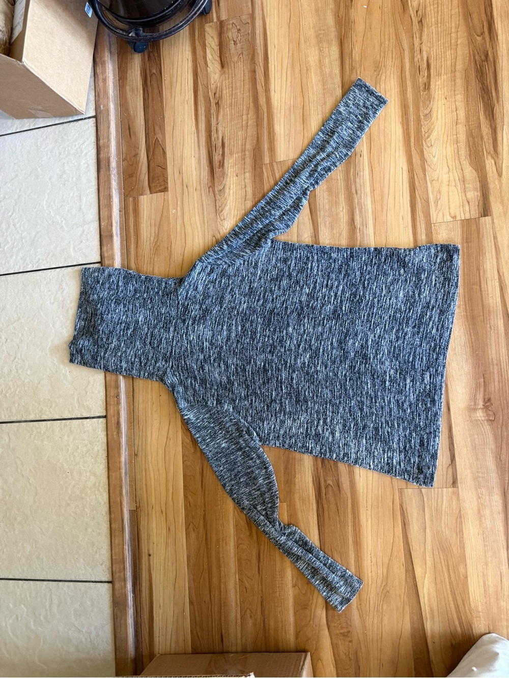 Eddie Bauer Women’s Gray Marled Turtleneck Sweater